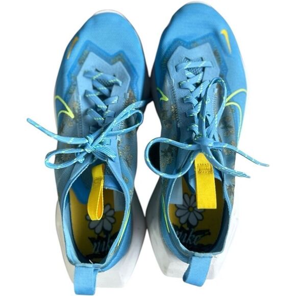 Nike Vista Light Floral Running Shoe Women's Size 9.5 Blue Yellow Daisy - Picture 5 of 9